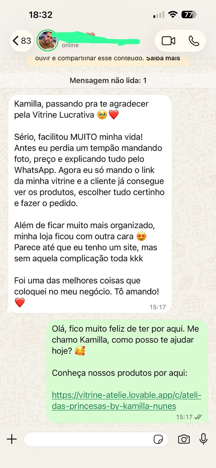 Depoimento real de cliente 1